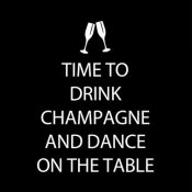 Servetter, Drink Champagne, Kaffe