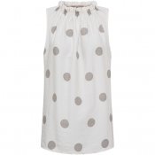 Topp Lucina, beige med prickar