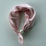 Liten scarf med magnet, ljusrosa