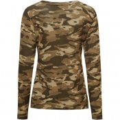 Topp MdcElissa, brun Camo