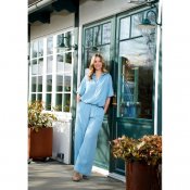 Byxor Mdc Marilyn, ljusblå denimlook