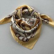 Liten scarf Chains, gul