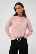 Stickad kofta Kaniel, Pale Mauve Melange
