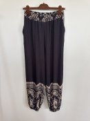 Byxor MdcAmalie, svart/beige