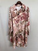 Klänning MdcBegonia, rosa/beige/brun