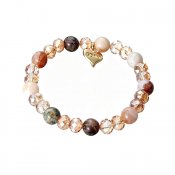 Armband Claire, brunmix