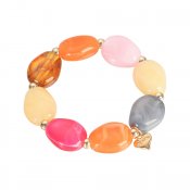 Armband Stenpärlor, multi