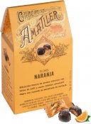 Presentask Chokladblommor mörk choklad med apelsinfyllning, Glutenfri 72g