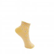 Ankelstrumpor Lisa Jacquard, Yellow