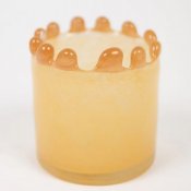 Ljuslykta Diana pastellorange 10cm, Olsson & Jensen