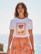 T-shirt Gemma, vit