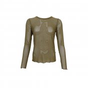 Meshtopp Alexis, Dark Lime/strass