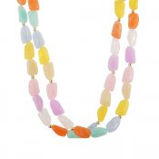 Kort halsband Happy, multi