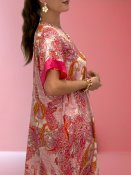 Klänning Ranaya Paisley, orange/cerise