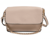Siri Clutch med kedja, beige