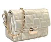 Väska Tone, guld med kedja