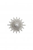 Brosch Galaxy, silver/pärla
