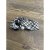 Liten scarf med magnet, Rutig/svart