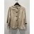 Ponchojacka i fuskmocka Britta, beige