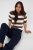 KAlizza Striped Knit - Carafe/Chalk Wide Stripe