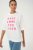 T-shirt More Amor, vit/cerise