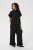 Kaverdina Flounce Pants, Black Deep