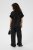 Kaverdina Flounce Pants, Black Deep