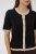 Kofta Kalizza Contrast, Black Deep/beige