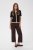 Kofta Kalizza Contrast, Black Deep/beige