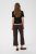 Kofta Kalizza Contrast, Black Deep/beige