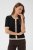 Kofta Kalizza Contrast, Black Deep/beige