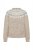 Stickad tröja Kaberta, Beige Melange/Grey/Chalk