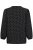 Prickig blus Kasirena, svart/vit