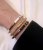 Naxos armband, vit/guld, By Jolima