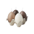 EGG CANDLES Hönsägg ljus, 4-pack, Brun/beige/elfenben