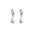 Örhängen Droppar, silver
