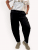 Agneta, Barrelbyxa med stretch, svart