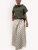 Amy, kort blus med vid krage, Army