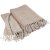 Pläd Thea, Offwhite/lin