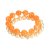 Armband 2 in 1, orange/guld