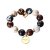 Armband Stones, brun mix