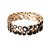 Armband Stella, svart/guld