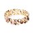 Armband Stella, brun/guld