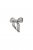 Brosch Bow, silver