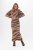 Kjol Eleanor, Deep Brown/Taupe