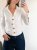 Erika – Brown Crystal Flower Button, knappsmycken 6-pack, brun/guld