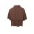 Blus med spets Agneta, Espresso