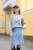 Kjol omlott Russel, Light Denim