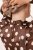 Blus Genevieve Cinnamon/Champagne