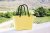 Väska HINZA liten, citrongul GREEN PLASTIC